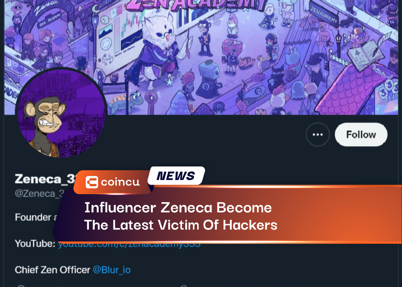 Influencer Zeneca Become The Latest Victim Of Hackers