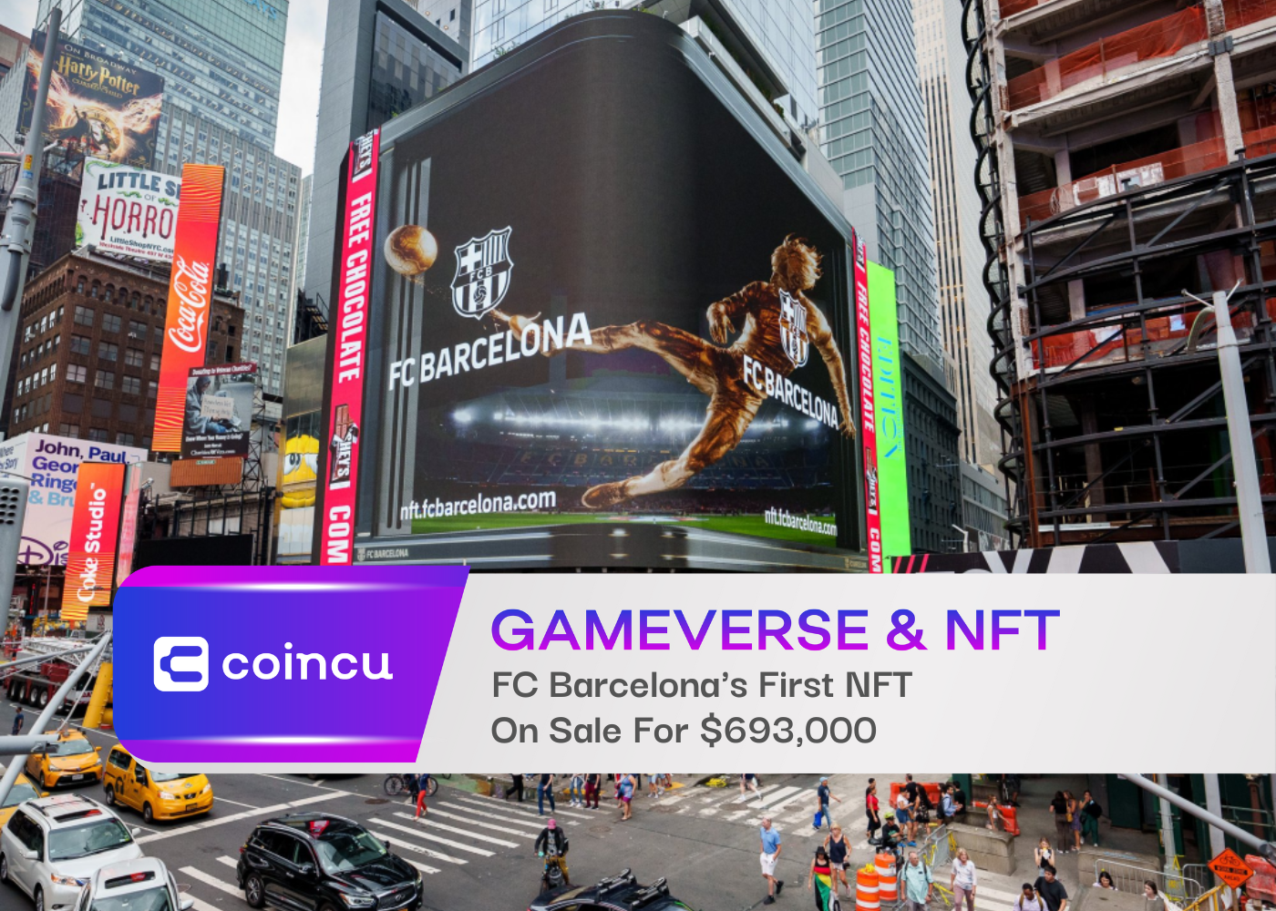 FC Barcelona's First NFT On Sale For $693,000