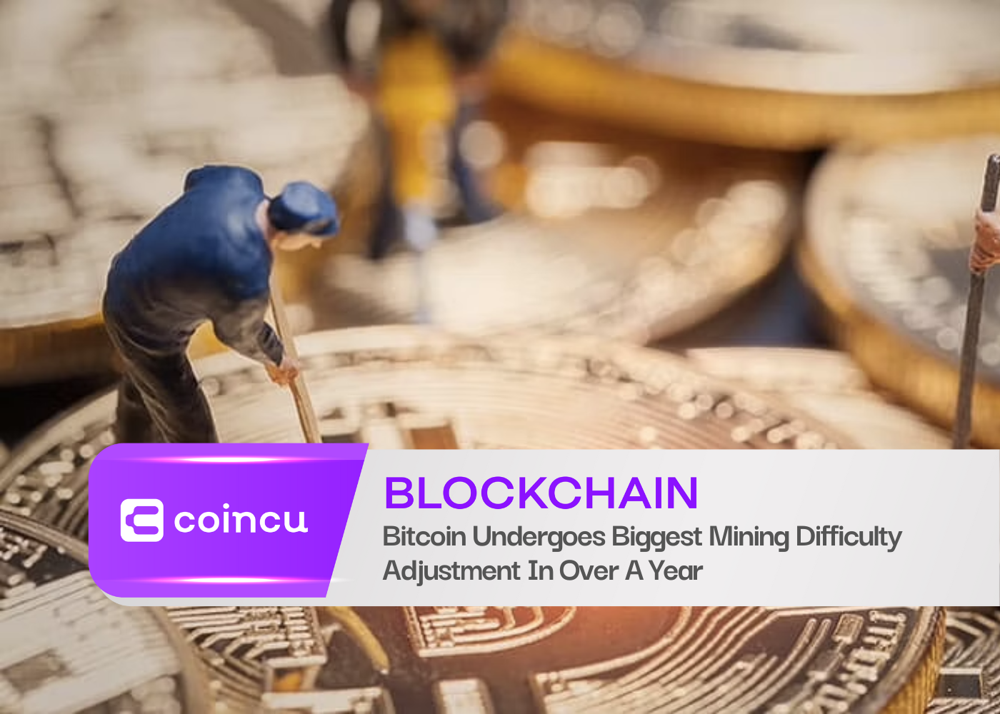 Bitcoin Undergoes Biggest Mining Difficulty Adjustment In Over A Year