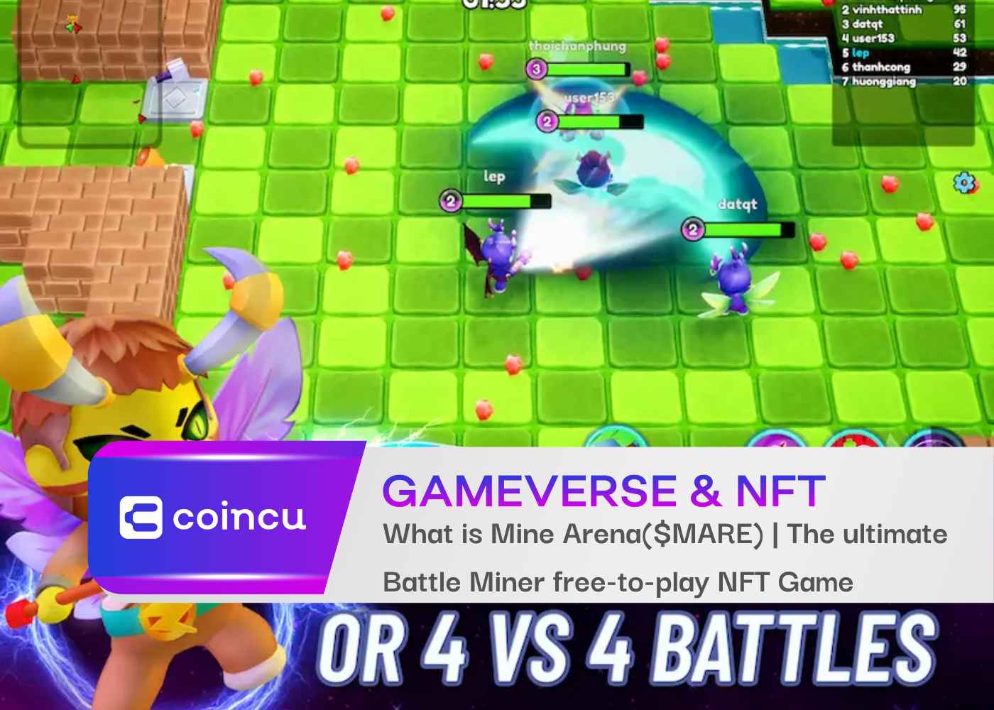 What is Mine Arena ($MARE) | The ultimate Battle Miner free-to-play NFT Game