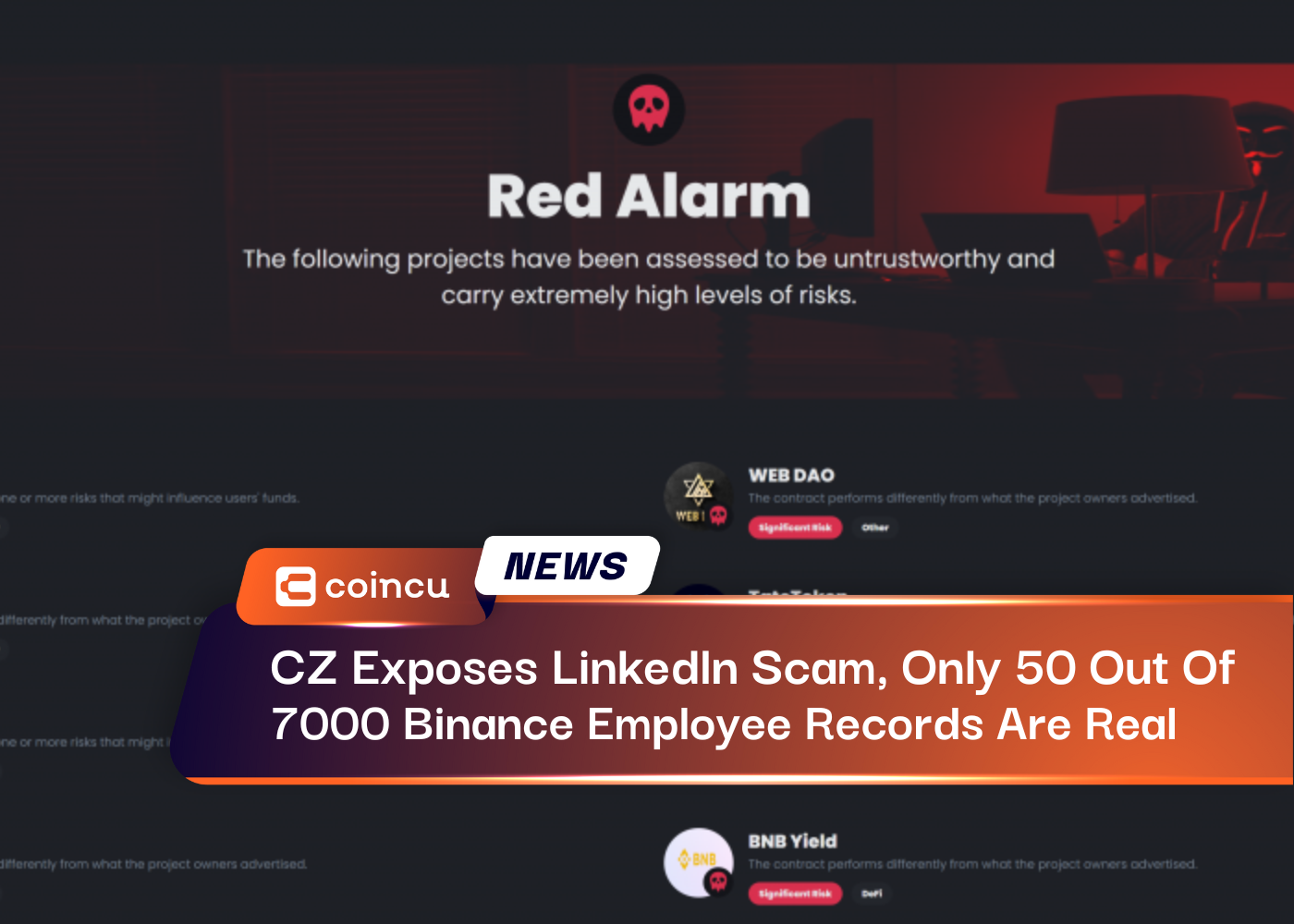 CZ Exposes LinkedIn Scam, Only 50 Out Of 7000 Binance Employee Records Are Real
