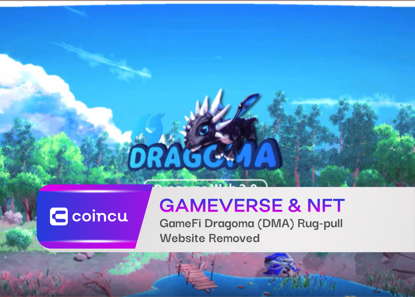 GameFi Dragoma (DMA) Rug-pull , Website Removed