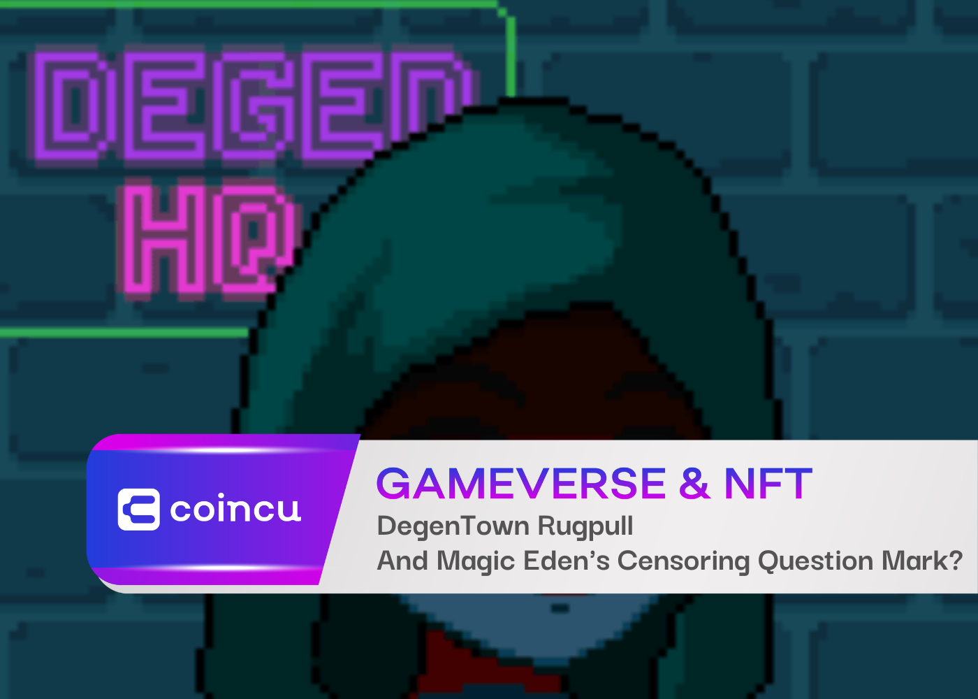 DegenTown Rugpull And Magic Eden's Censoring Question Mark?
