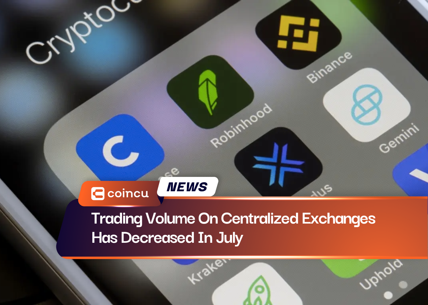 Trading Volume On Centralized Exchanges Has Decreased In July
