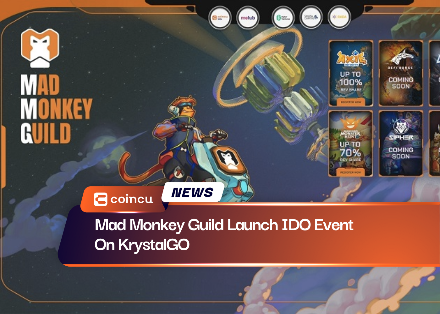 Mad Monkey Guild Launch IDO Event On KrystalGO