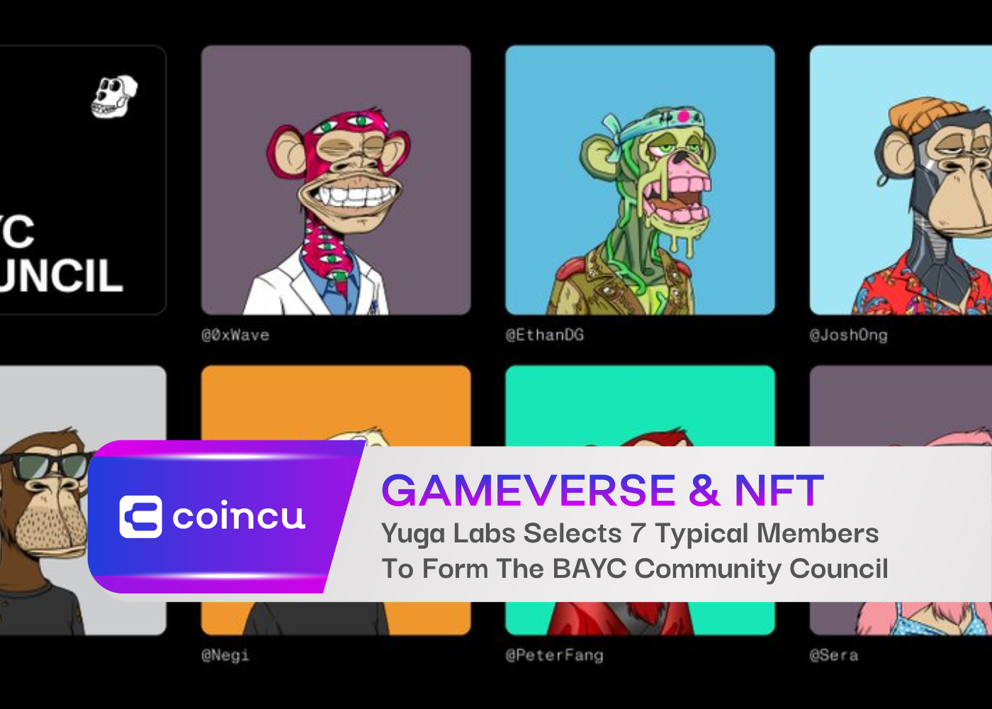 Yuga Labs Selects 7 Typical Members To Form The BAYC Community Council
