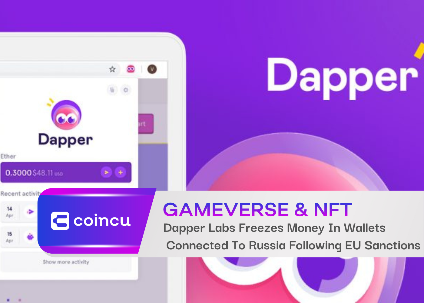 Dapper Labs Freezes Money In Wallets Connected To Russia Following EU Sanctions