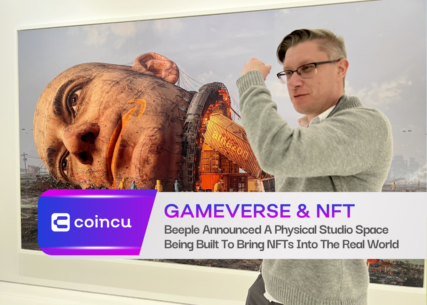 Beeple Announced A Physical Studio Space Being Built To Bring NFTs Into The Real World