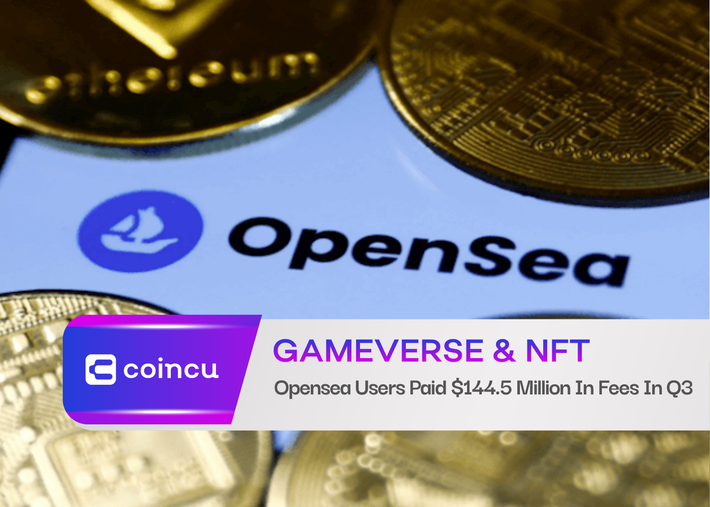 Opensea Users Paid $144.5 Million In Fees In Q3