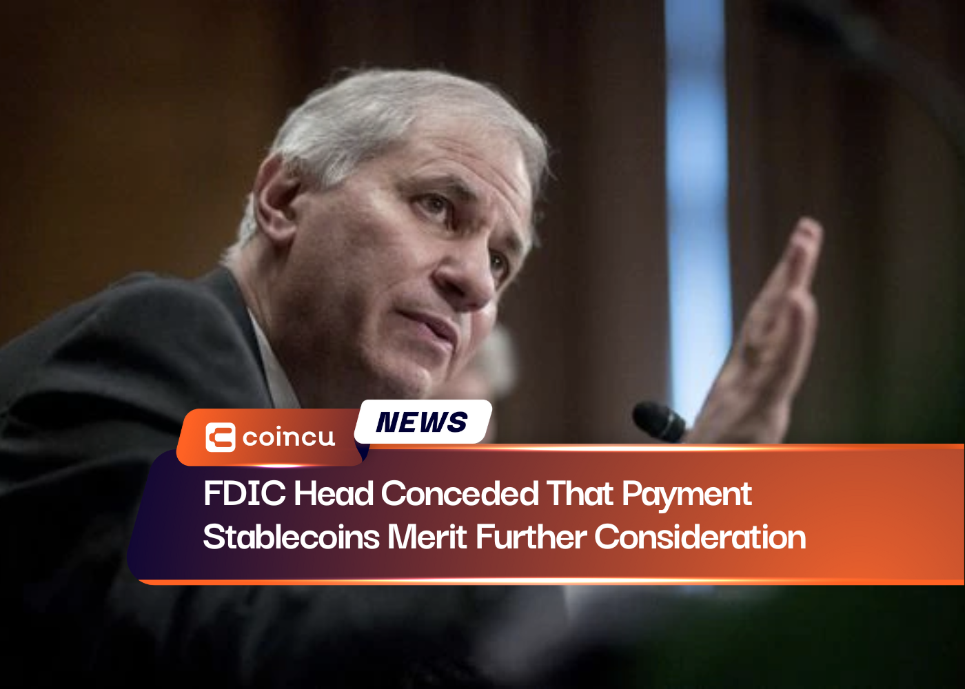 FDIC Head Conceded That Payment Stablecoins Merit Further Consideration