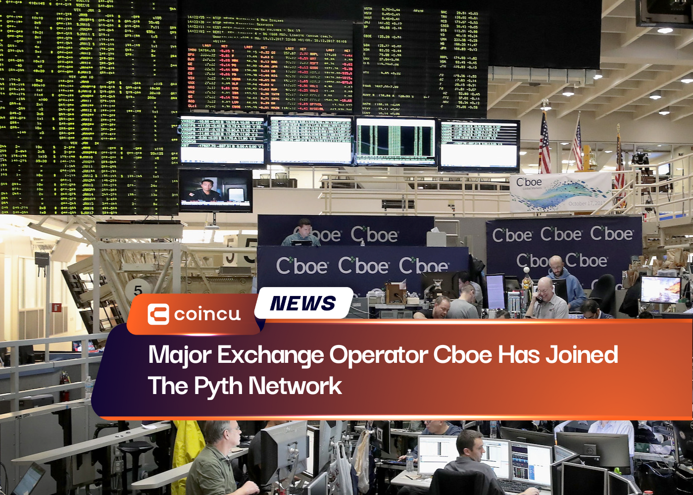 Major Exchange Operator Cboe Has Joined The Pyth Network