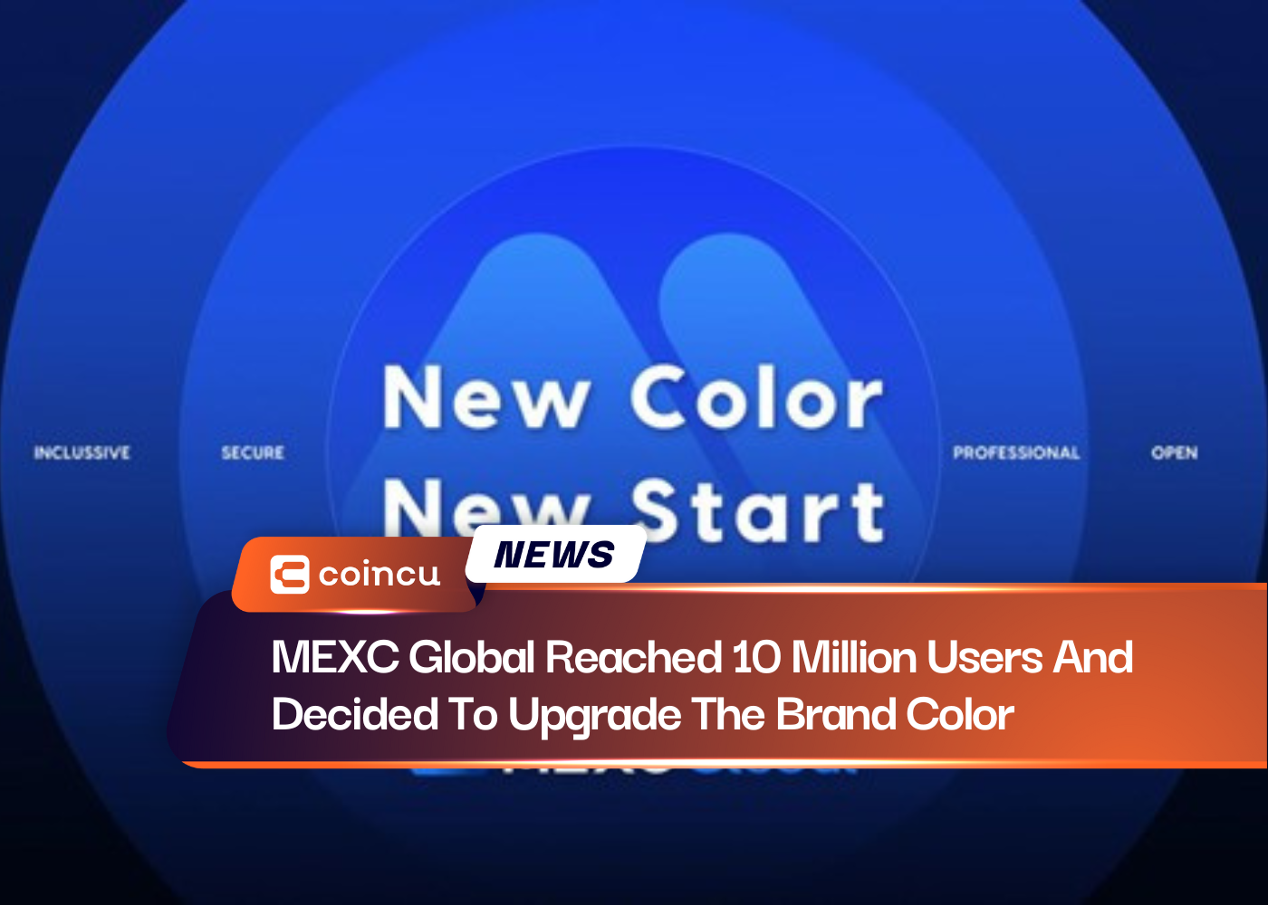 MEXC Global Reached 10 Million Users And Decided To Upgrade The Brand Color