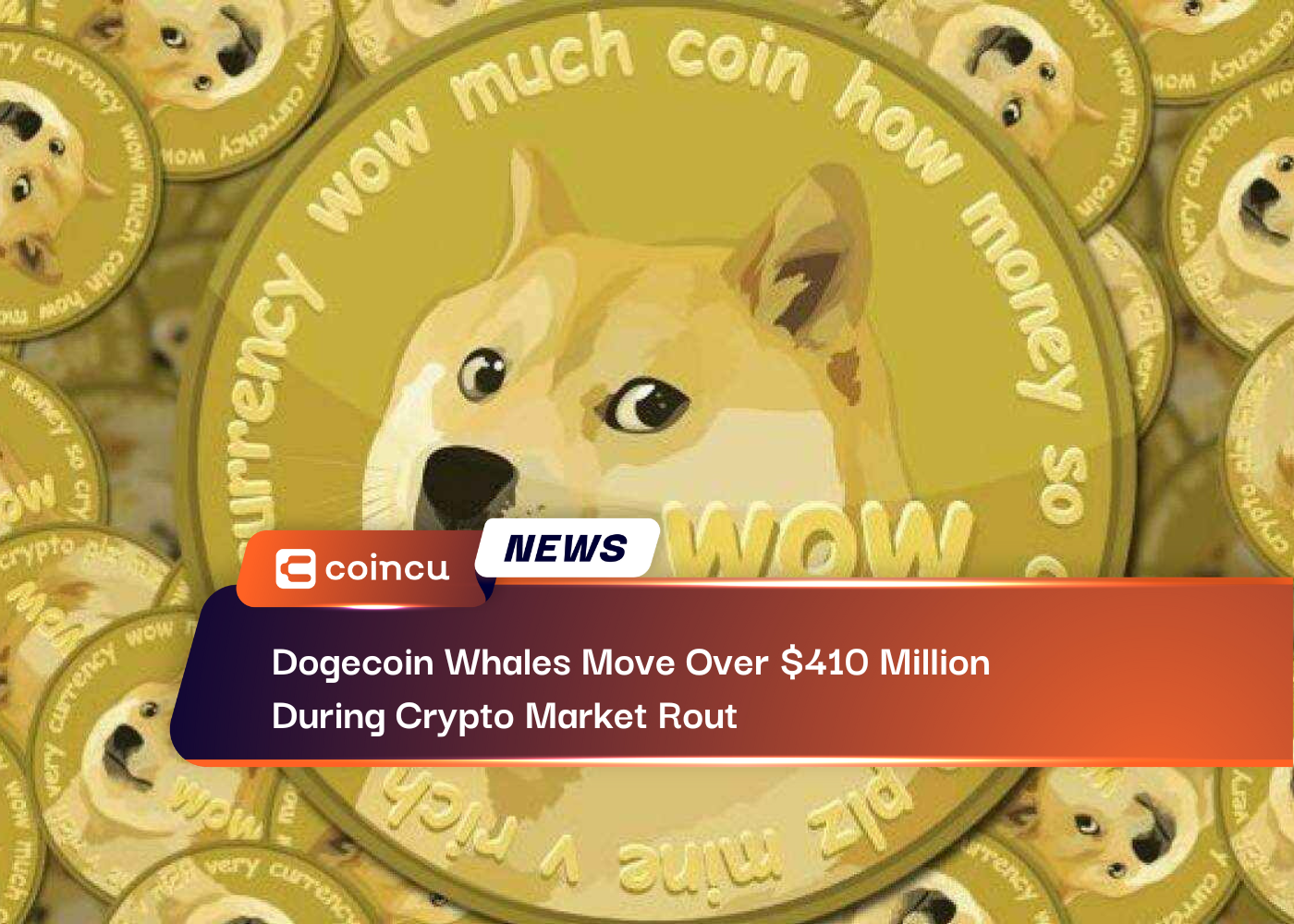 Dogecoin Whales Move Over $410 Million During Crypto Market Rout