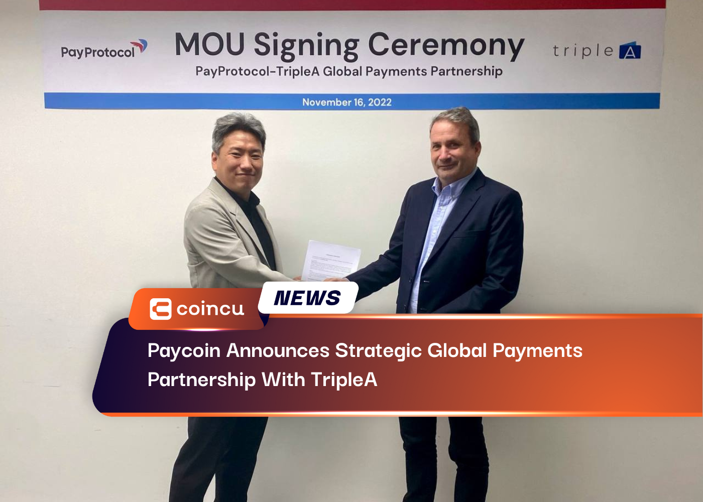 Paycoin Announces Strategic Global Payments Partnership With TripleA