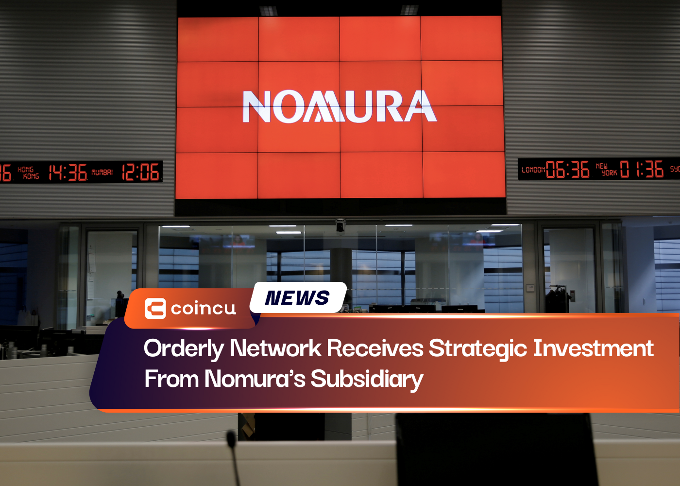 Orderly Network Receives Strategic Investment From Nomura's Subsidiary