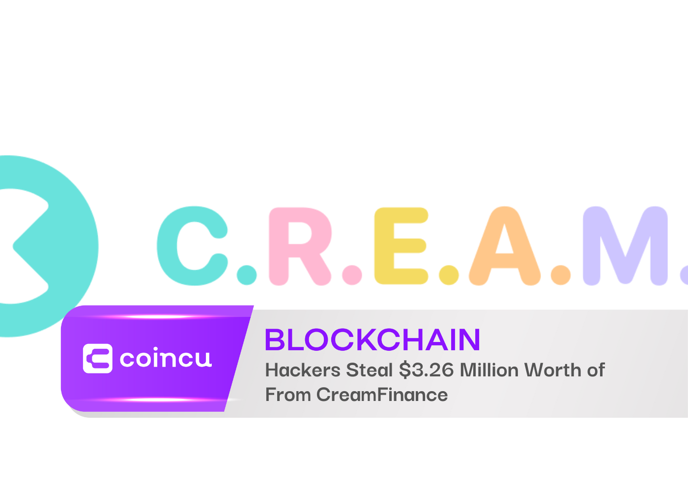 Hackers Steal $3.26 Million Worth of Ethereum From CreamFinance