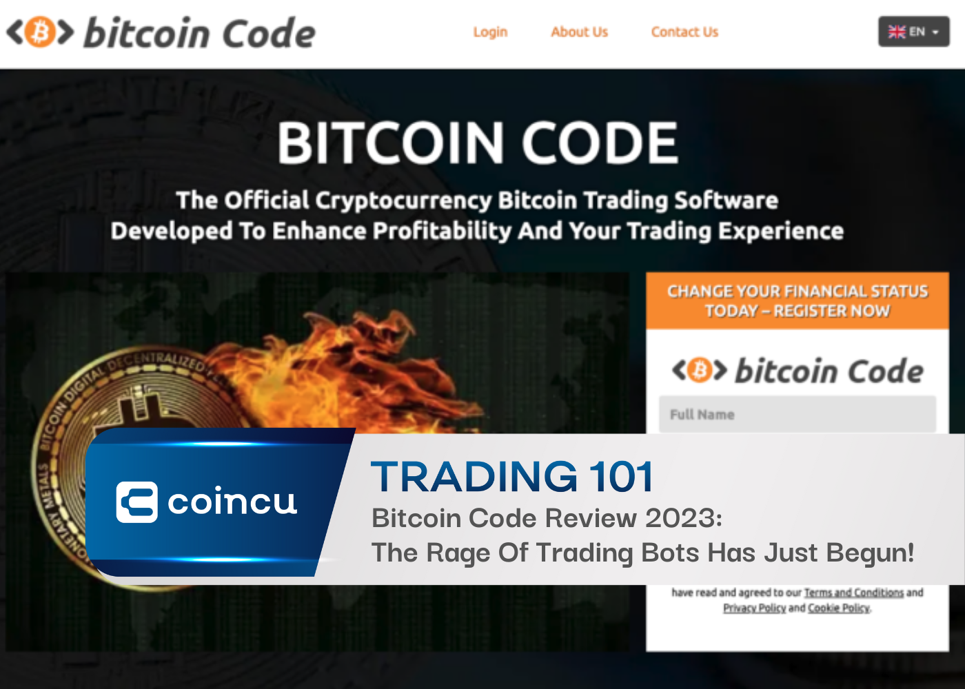 Bitcoin Code Review 2023: The Rage Of Trading Bots Has Just Begun!&nbsp;