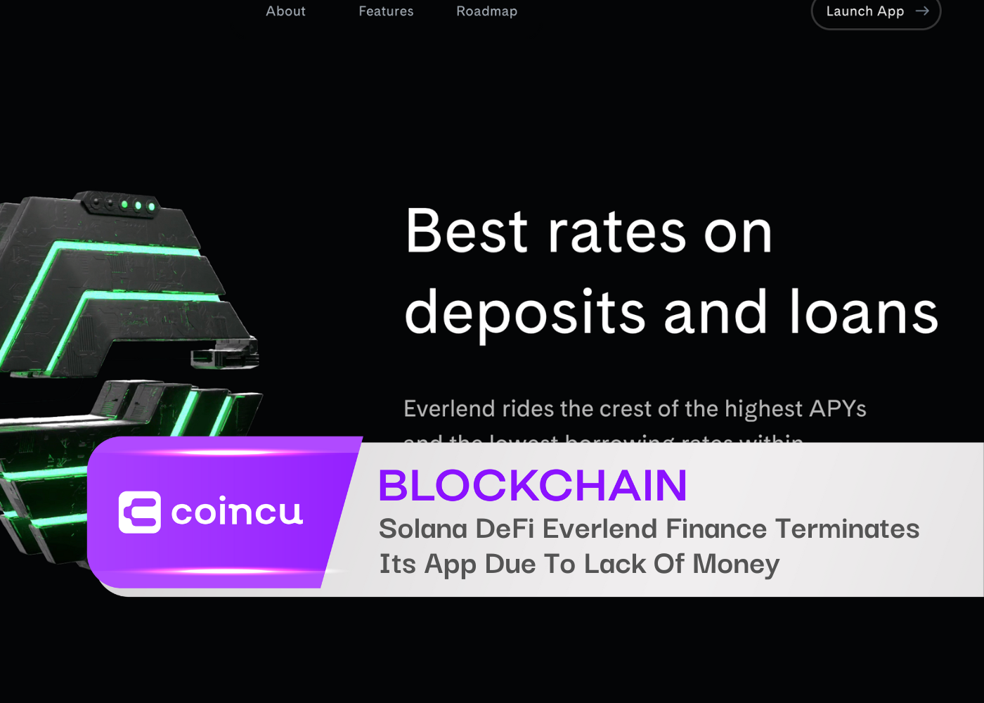 Solana DeFi Everlend Finance Terminates Its App Due To Lack Of Money