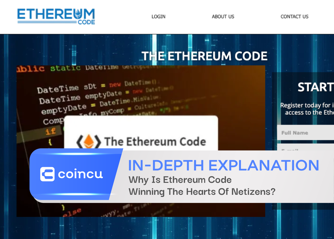 Why Is Ethereum Code Winning The Hearts Of Netizens?&nbsp;