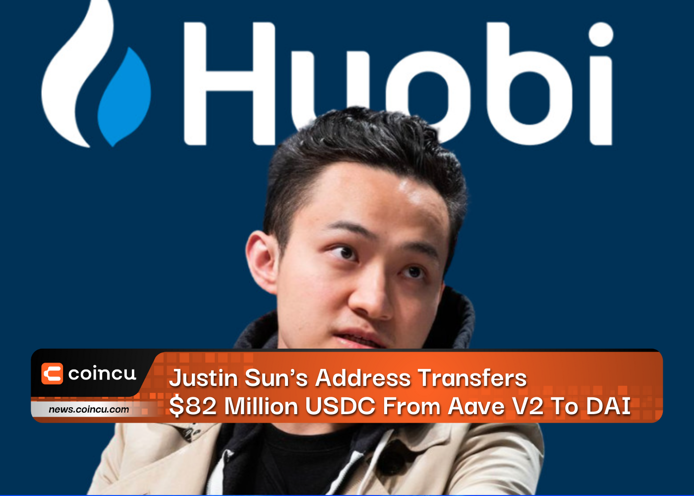 Justin Sun's Address Transfers 82 Million USDC From Aave V2 To DAI