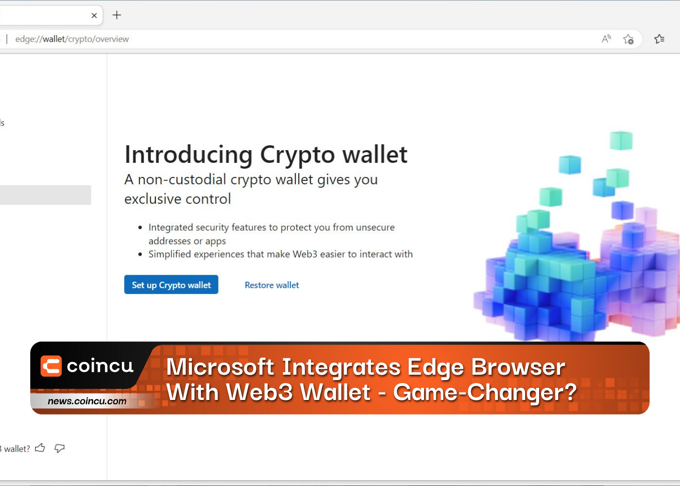 Microsoft Integrates Edge Browser With Web3 Wallet - Game-Changer?