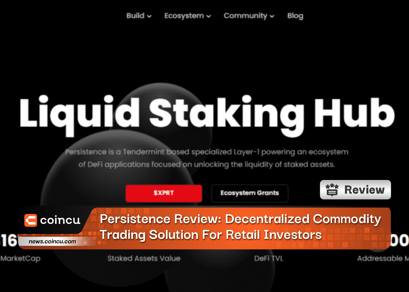 Persistence Review: Decentralized Commodity Trading Solution For Retail Investors