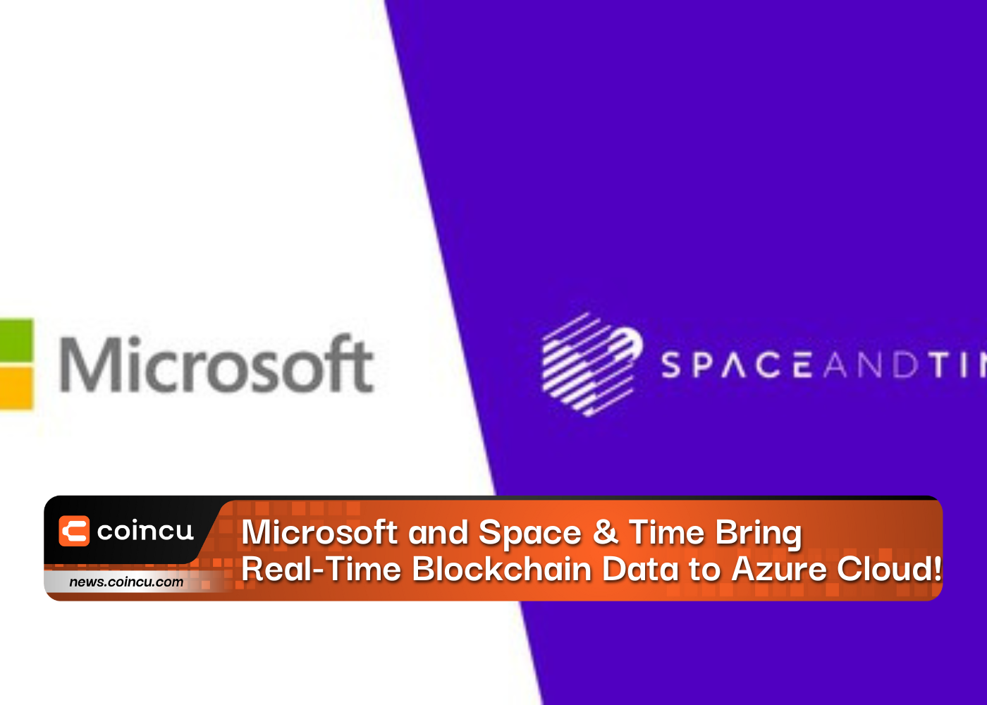Microsoft and Space & Time Bring Real-Time Blockchain Data to Azure Cloud!