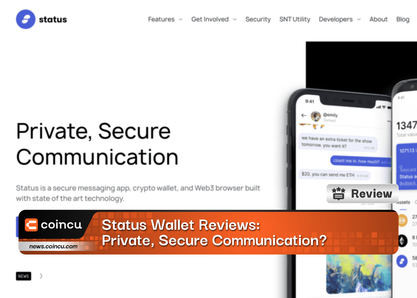 Status Wallet Reviews: Private, Secure Communication?