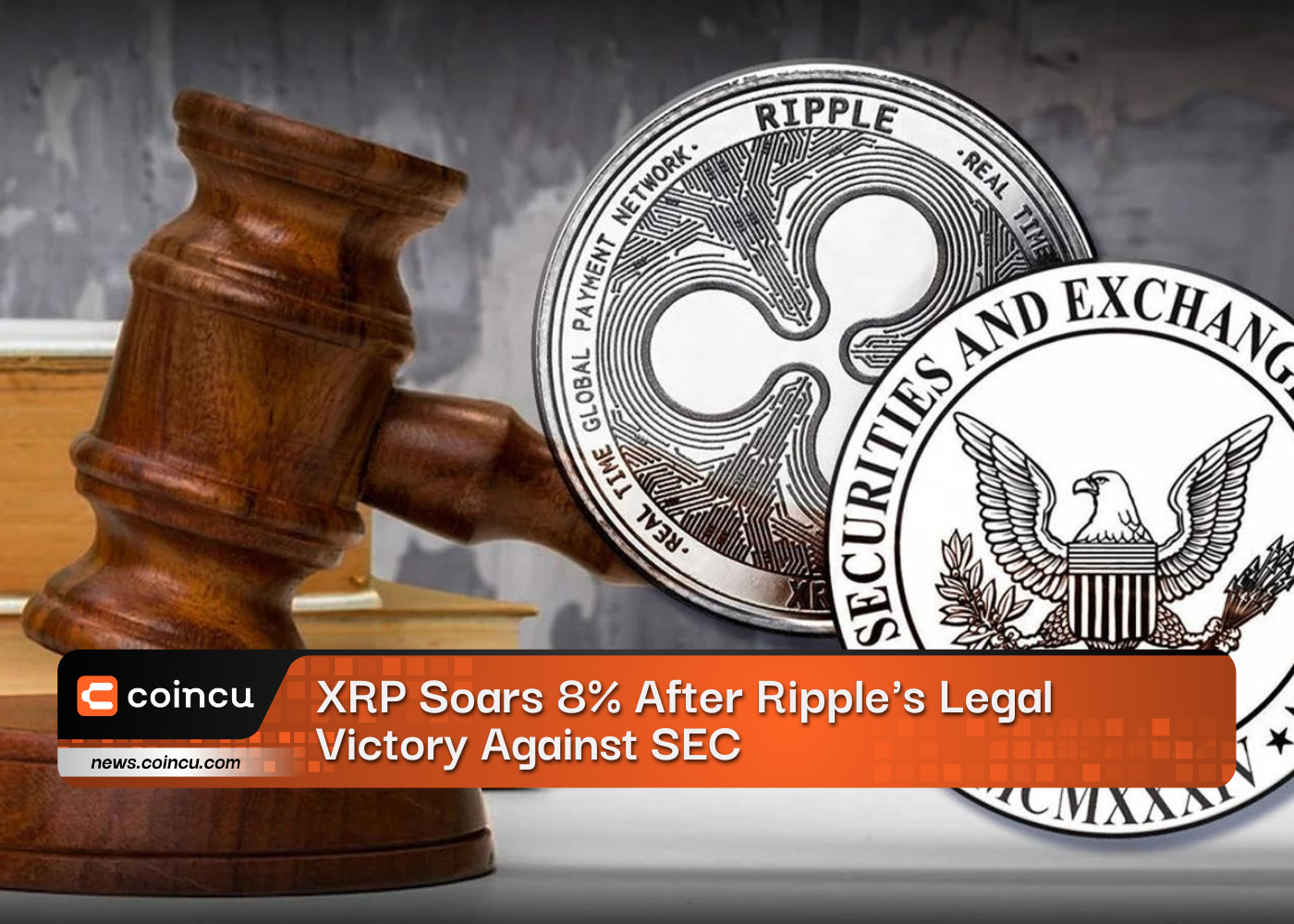 XRP Soars 8% After Ripple's Legal Victory Against SEC