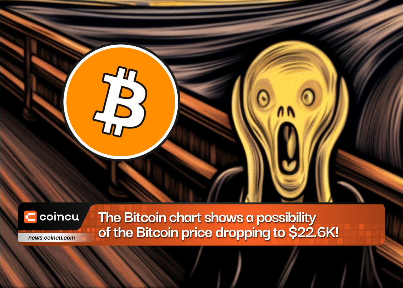 Bitcoin chart shows the price dropping