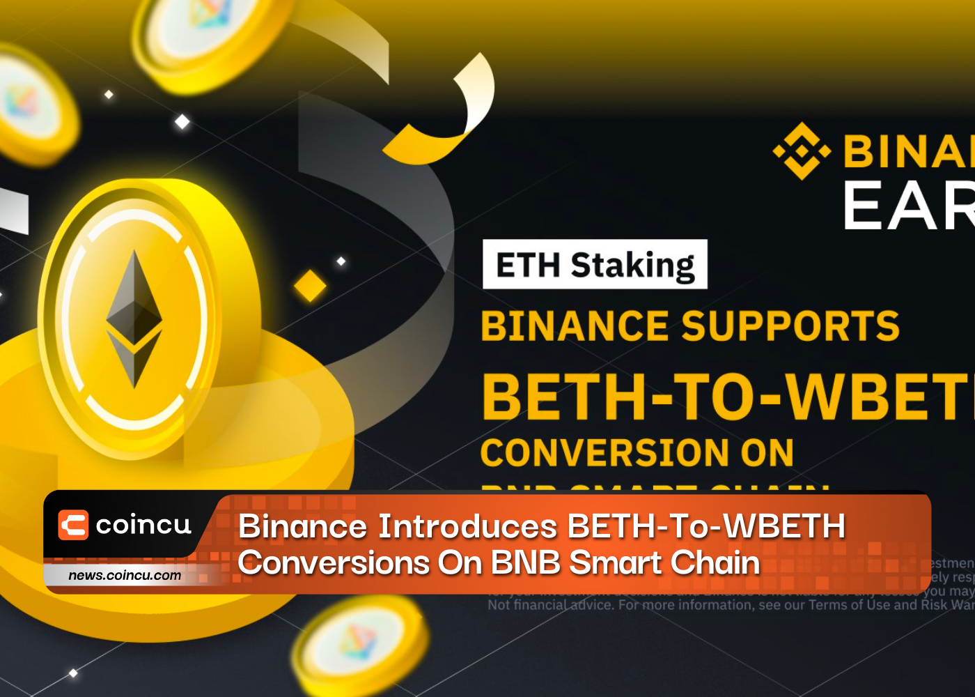 Binance Introduces BETH-To-WBETH Conversions On BNB Smart Chain
