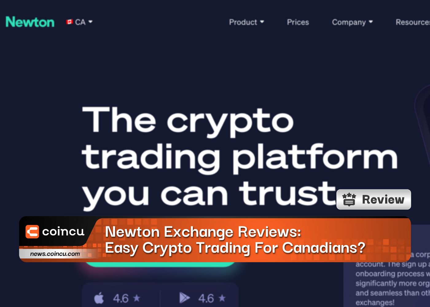 Newton Exchange Reviews: Easy Crypto Trading For Canadians?