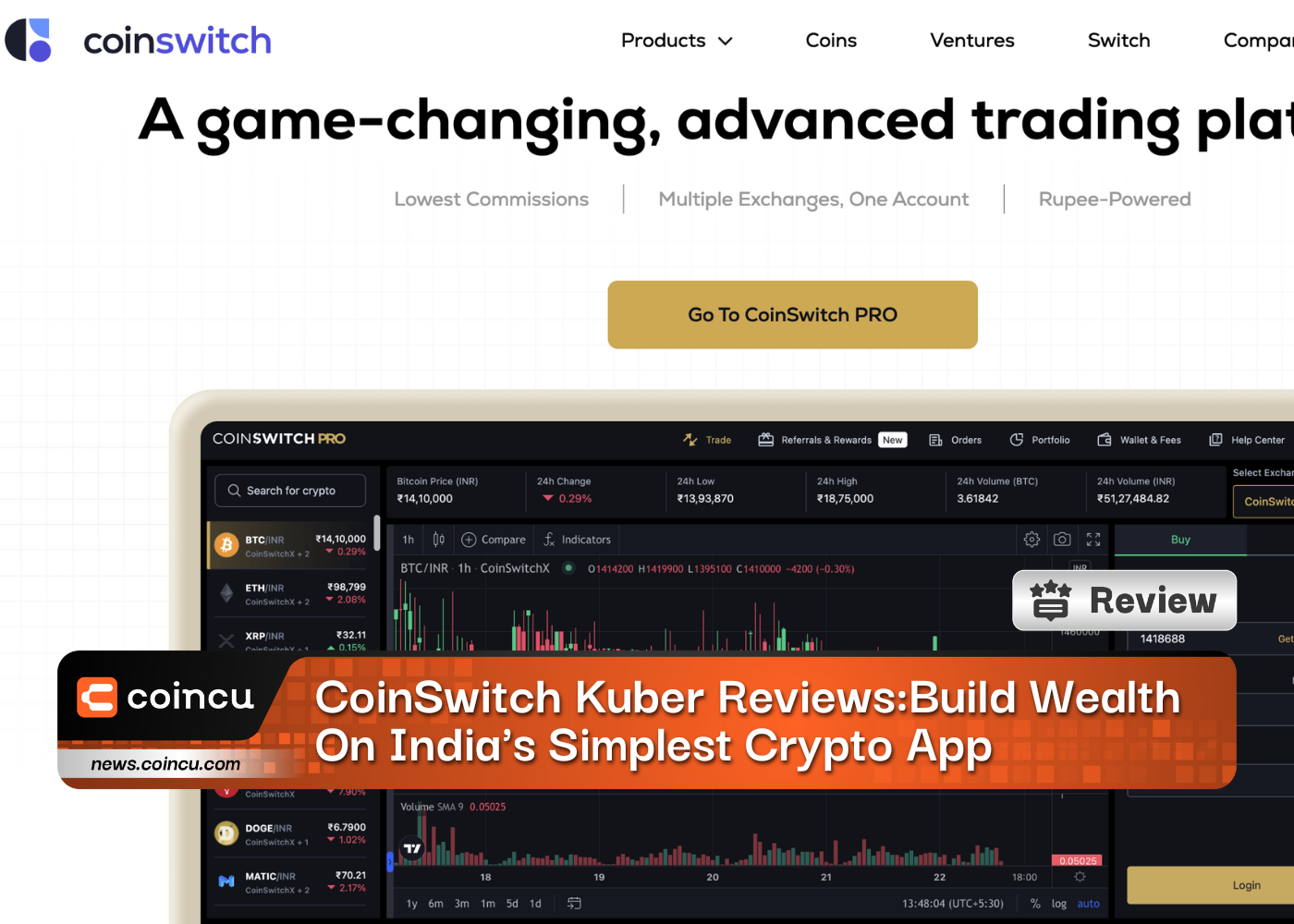CoinSwitch Kuber Reviews: Build Wealth On India's Simplest Crypto App