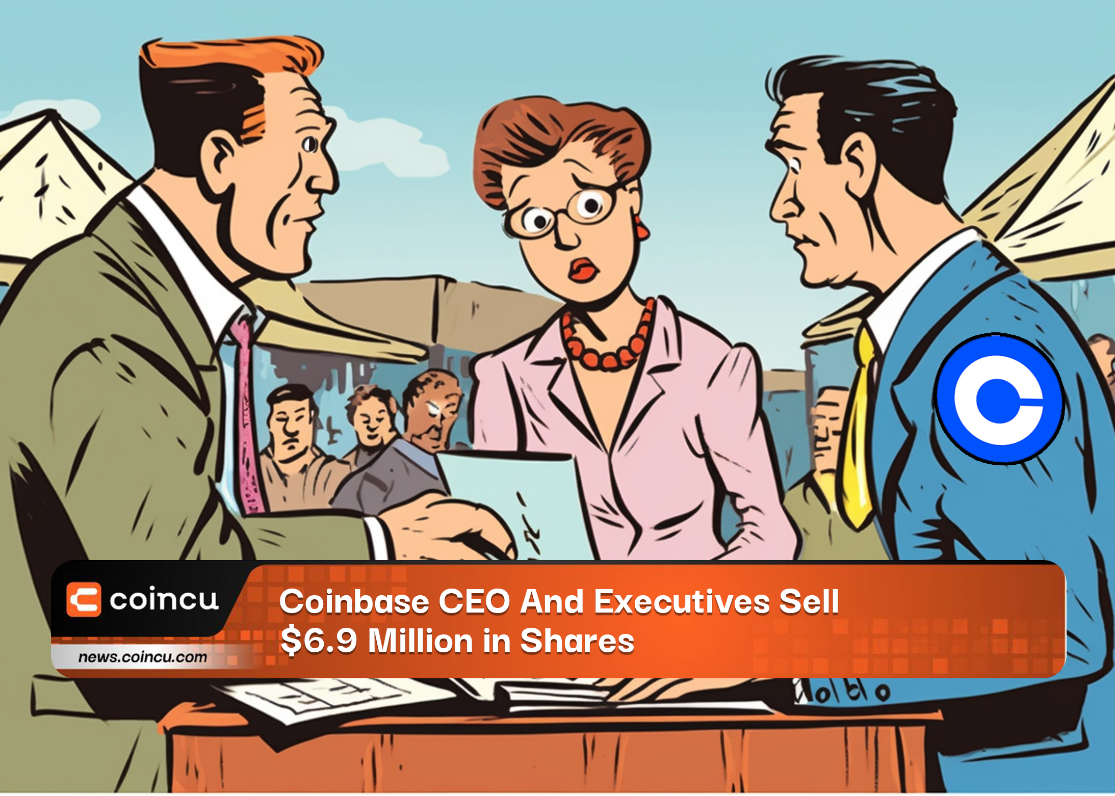 Coinbase CEO And Executives Sell $6.9 Million in Shares