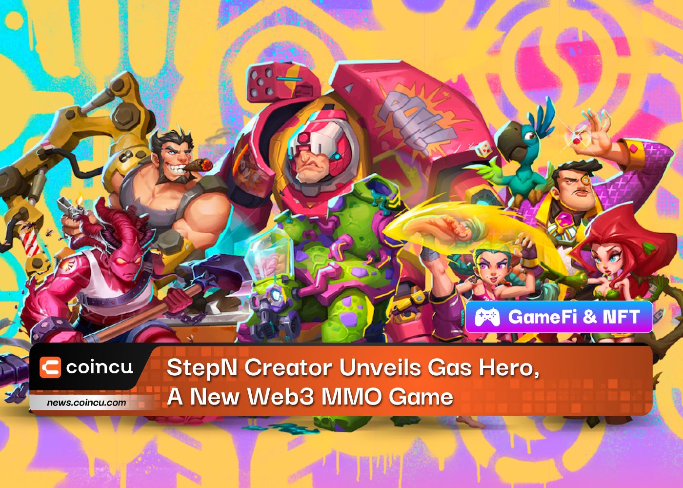 StepN Creator Unveils Gas Hero, A New Web3 MMO Game