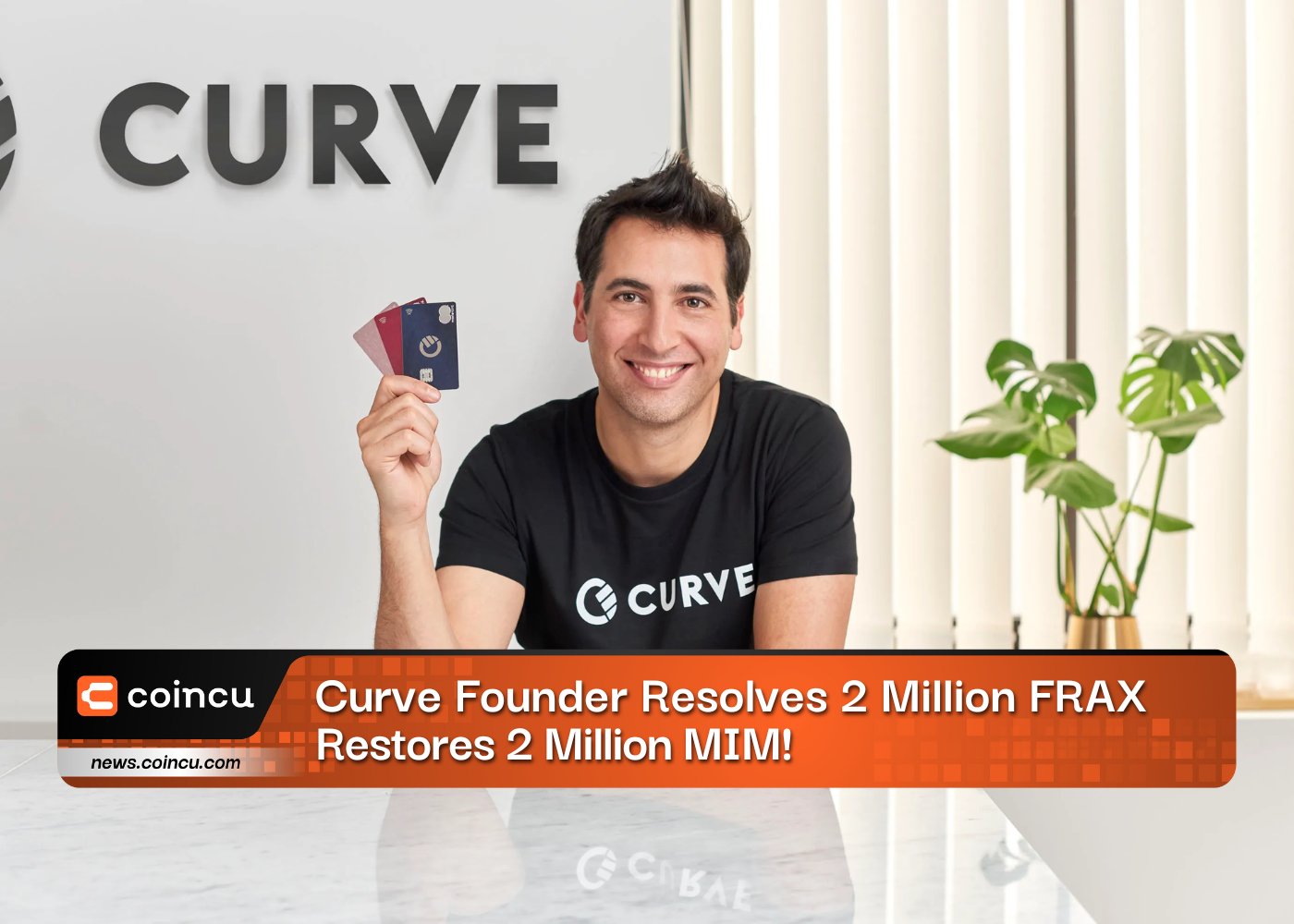 Curve Founder Resolves 2 Million FRAX Debt, Restores 2 Million MIM!