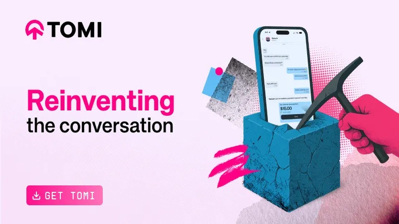 TOMI App launches the Super app of Web3: intuitive crypto-native messaging and built-in monetization tools to simplify payments 