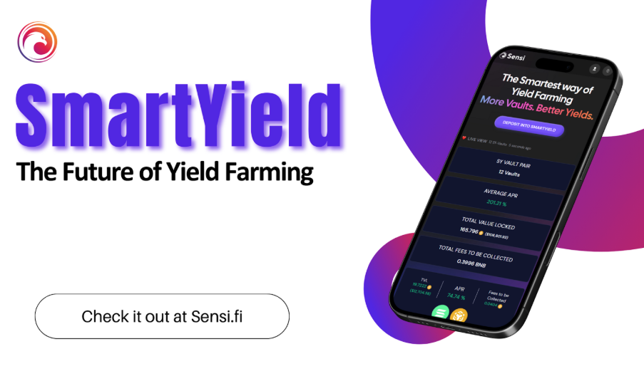 Sensi Launches SmartYield: Bringing Simple, Diversified, and Safer Yield Farming to Everyone