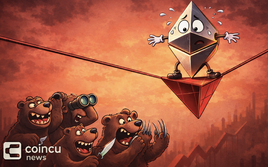 Ethereum Nears Pennant Breakdown With Bears Eyeing $1,136 Downside Target