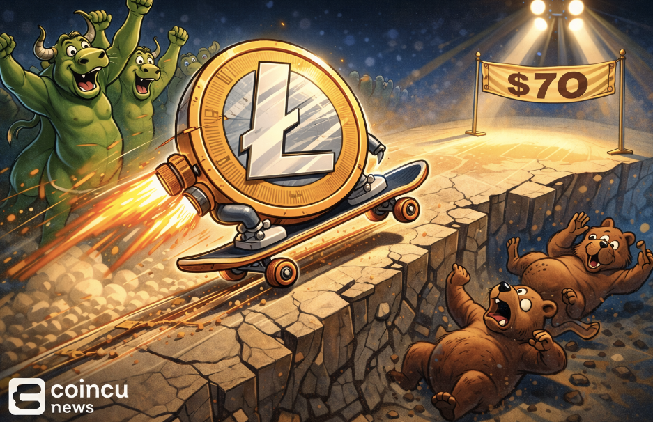 Bullish Momentum Builds as LTC Approaches Key Breakout Level with $70 in Focus