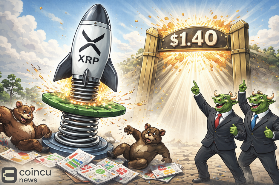 XRP Shows Early Recovery Signs as Key Support Targets a Break Above $1.40