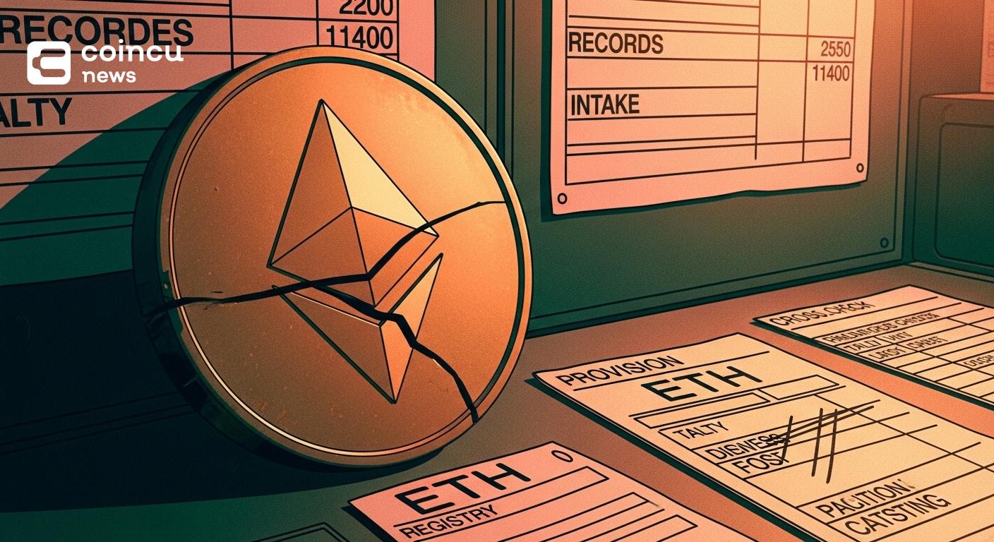Ether sees whale inflows as tracked wallet hits 122,300 ETH