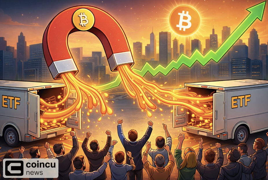 Coinbase Premium Turns Positive as $1.1B ETF Inflows Lift Bitcoin