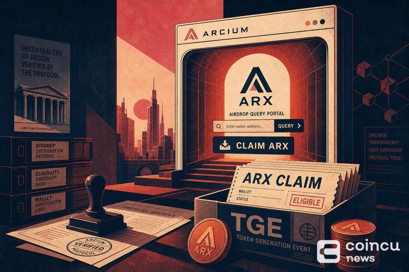 Arcium Launches Airdrop Query Portal, ARX Claim at TGE