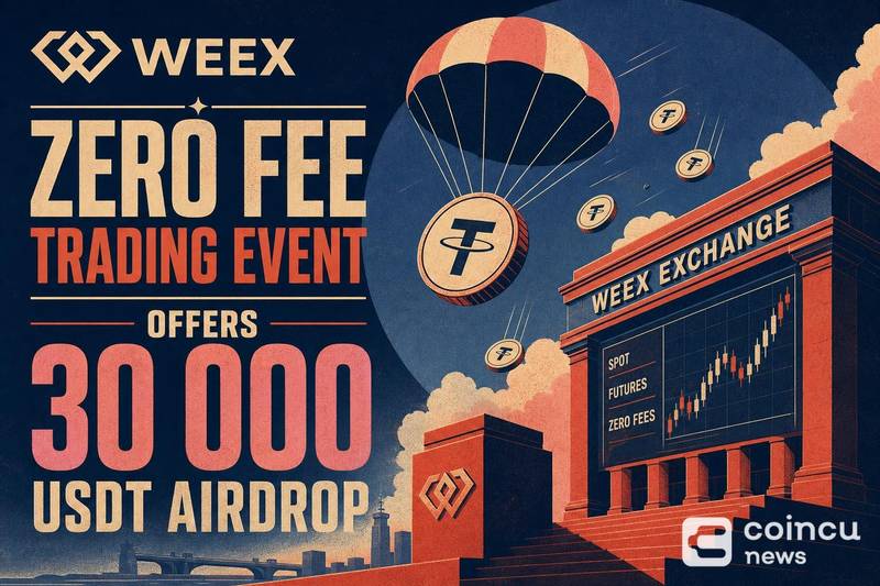 WEEX Zero-Fee Trading Event Offers 30,000 USDT Airdrop