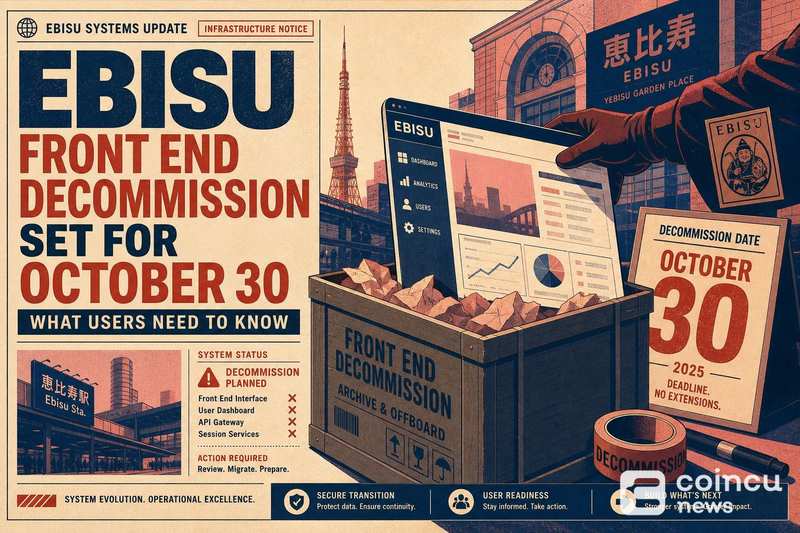 Ebisu Front-End Decommission Set for October 30: What Users Need to Know
