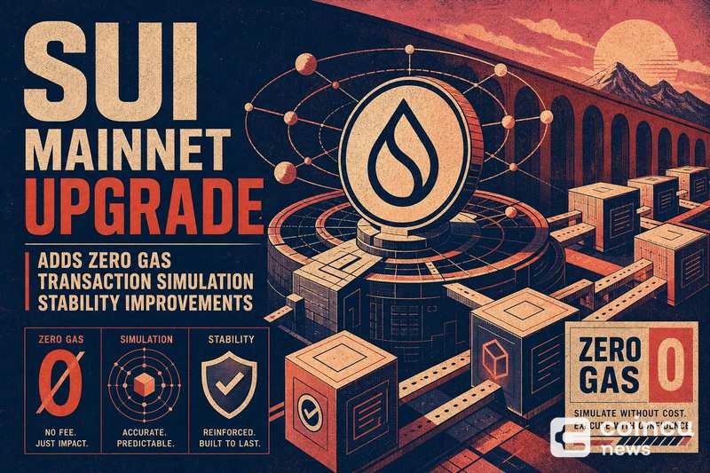 Sui Mainnet Upgrade Adds Zero-Gas Transaction Simulation, Stability Improvements