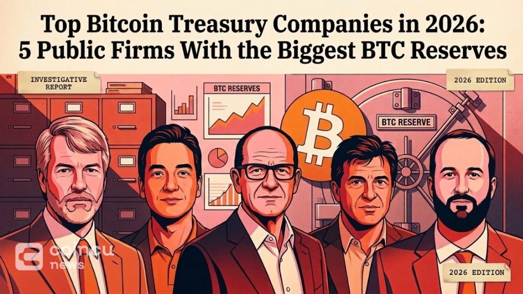 Top Bitcoin Treasury Companies in 2026: 5 Public Firms With the Biggest BTC Reserves
