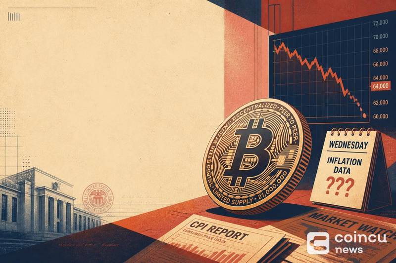 Bitcoin Slips Toward $64,000 Ahead of Wednesday Inflation Test
