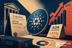 Cardano Jumps 11% After T. Rowe Adds ADA to Active Crypto ETF